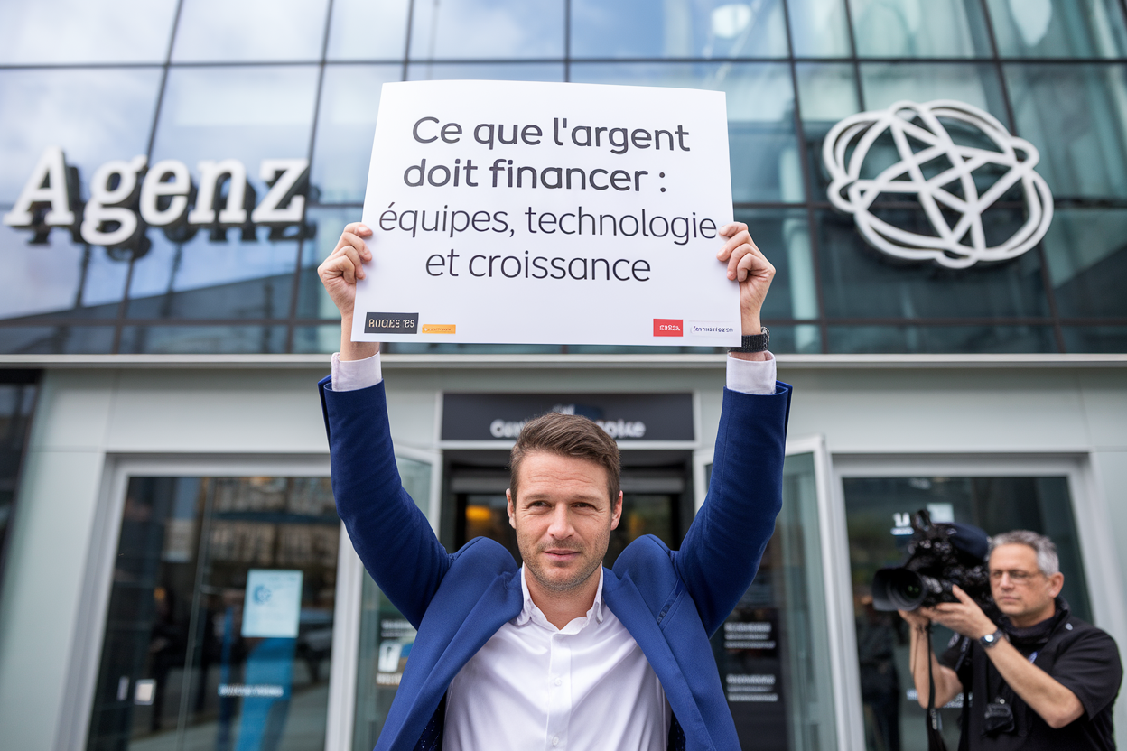 Ce que l'argent doit financer: équipes, technologie et croissance: Selon les informations publiées, Agenz prévoit d'utiliser ce financement pour renforcer ses équipes, poursuivre ses investissements technologiques et accélérer sa croissance. Dit autrement, l'objectif - illustration