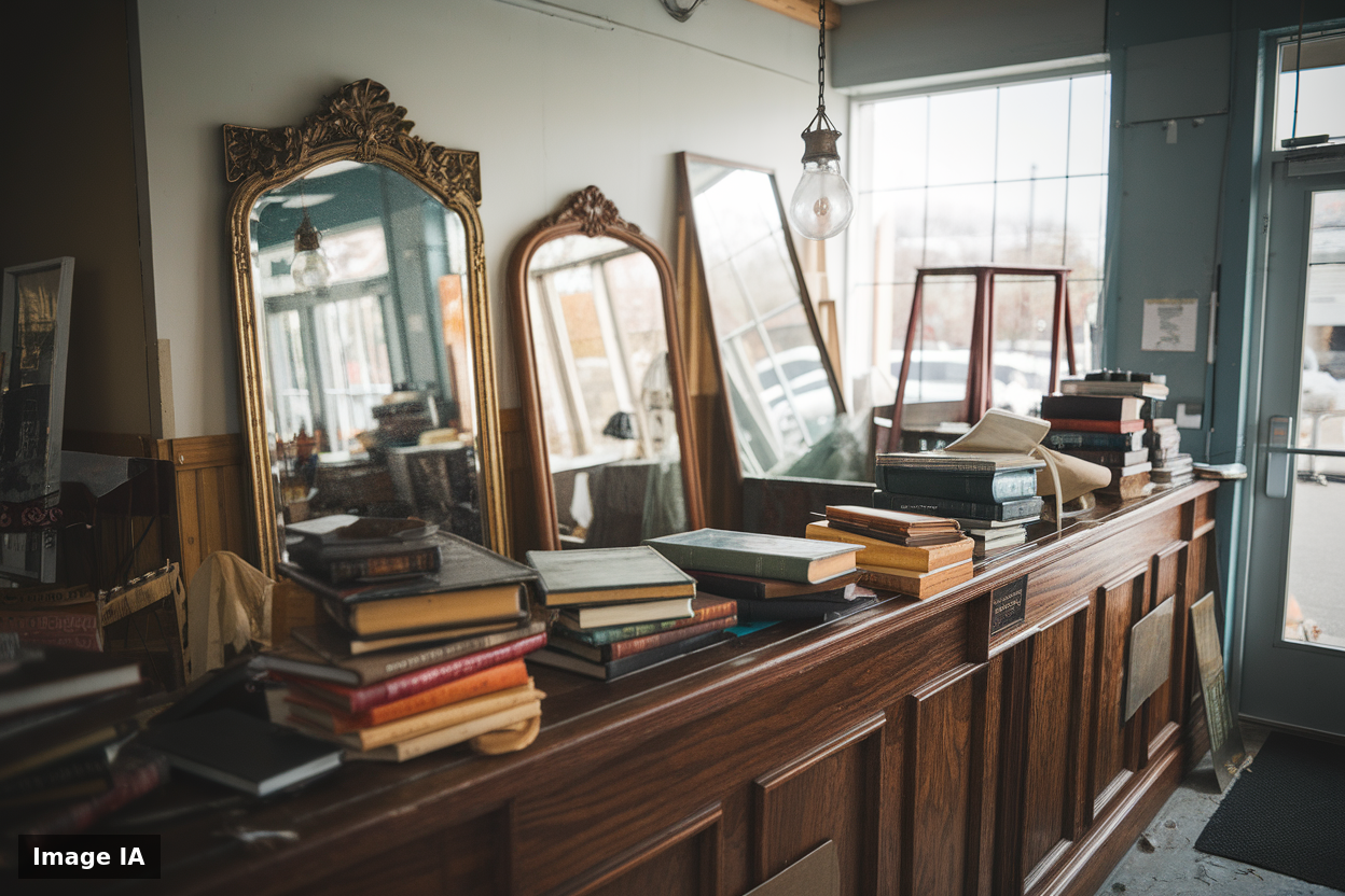 1 escape game ferme, 60 objets à vendre, comptoir, livres, miroirs, ce décor à tomber surprend Cléguérec 1 escape game ferme, 60 objets à vendre, comptoir, livres, miroirs, ce décor à tomber surprend Cléguérec
