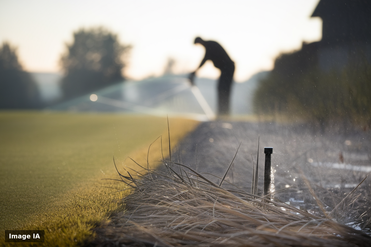 Sécheresse au golf de Ruminghem: l'arrosage au compte-goutte pour sauver le parcours