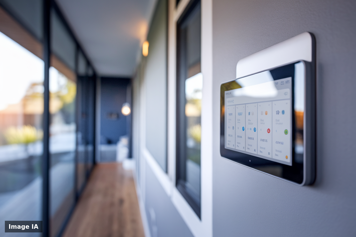 25 cm de tactile, 1 écran mural, pour piloter toute la domotique Loxone, ce qui surprend les installateurs 25 cm de tactile, 1 écran mural, pour piloter toute la domotique Loxone, ce qui surprend les installateurs
