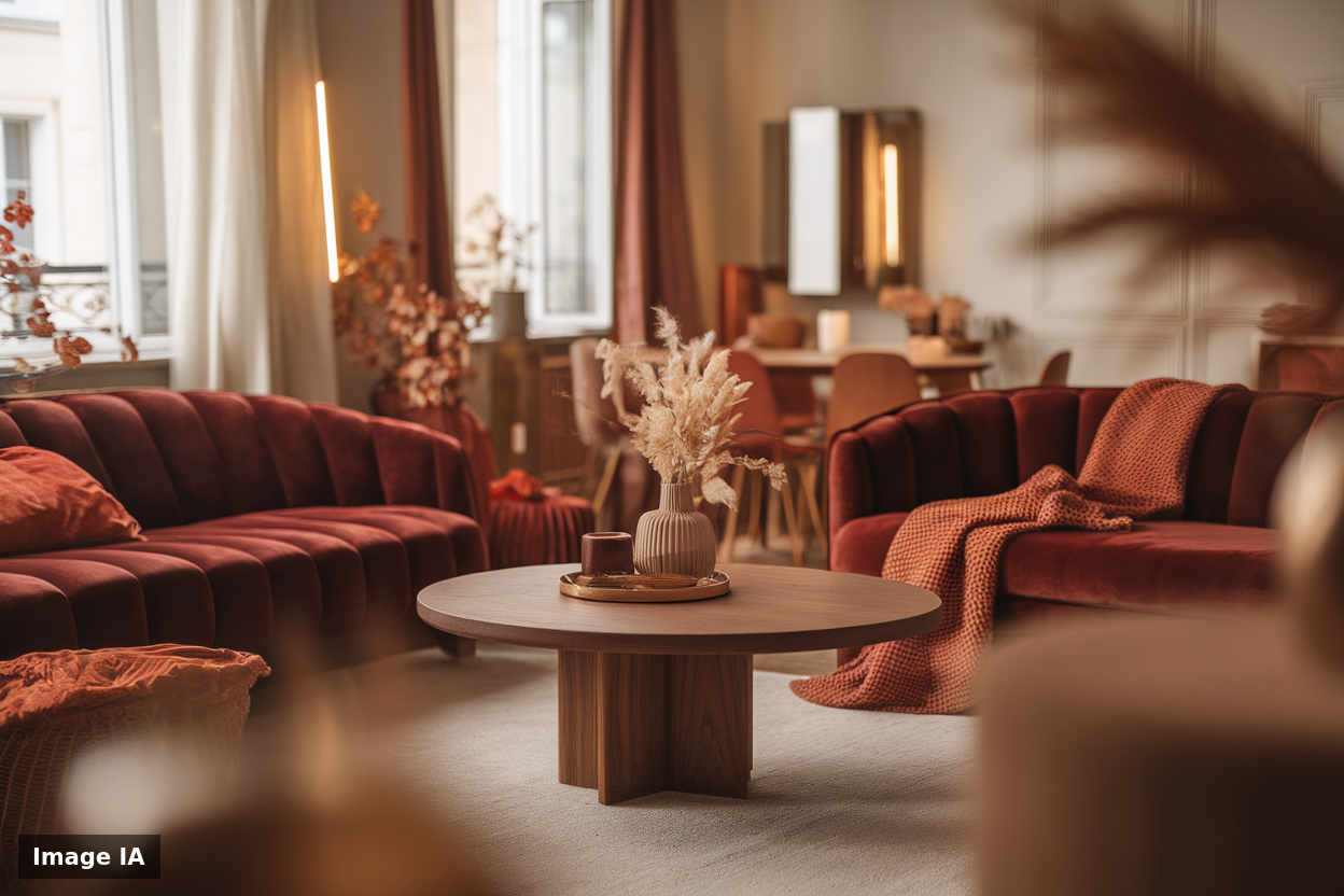 5 teintes automnales, 3 matières phares, la tendance déco vue à Paris, ce combo fait fureur chez les pros 5 teintes automnales, 3 matières phares, la tendance déco vue à Paris, ce combo fait fureur chez les pros