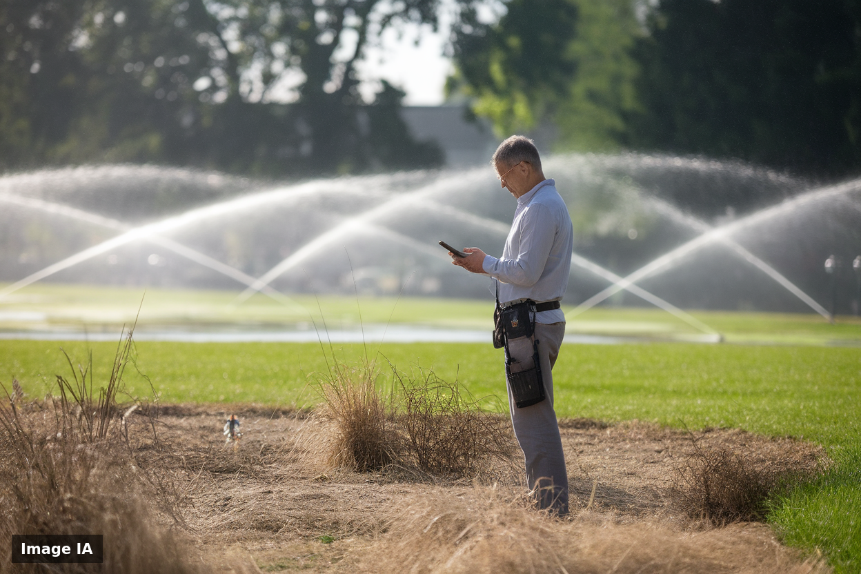 Près de Bordeaux, une commune pilote l'arrosage des espaces verts sur smartphone face à la canicule Près de Bordeaux, une commune pilote l'arrosage des espaces verts sur smartphone face à la canicule