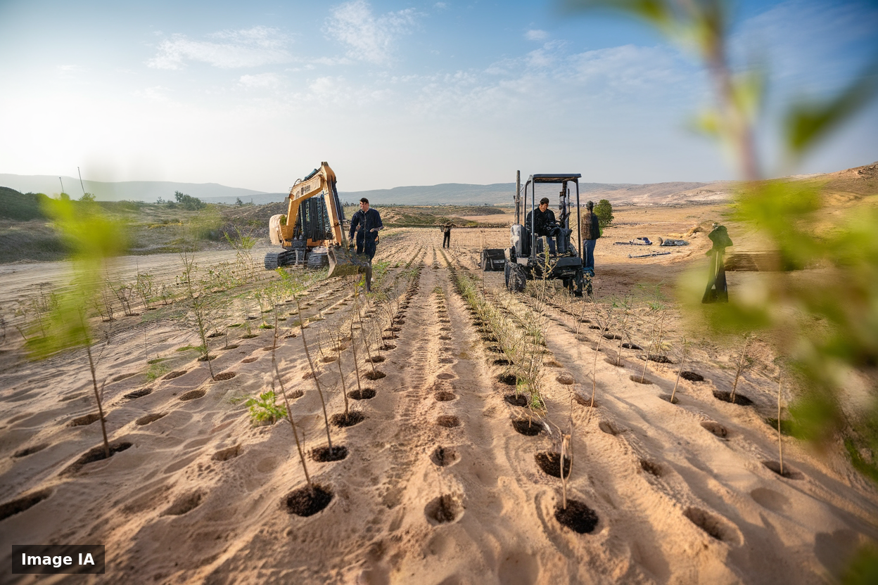 600 hectares à Wadi Anim, des plantations relancées dans le Néguev, 1 objectif foncier assumé, ce qui surprend 600 hectares à Wadi Anim, des plantations relancées dans le Néguev, 1 objectif foncier assumé, ce qui surprend